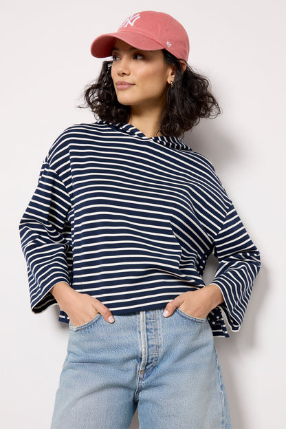 Mia Stripe Hoodie