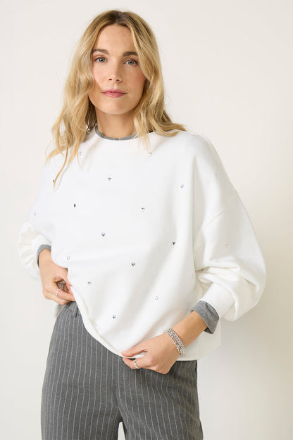Liv Heart Stud Sweatshirt