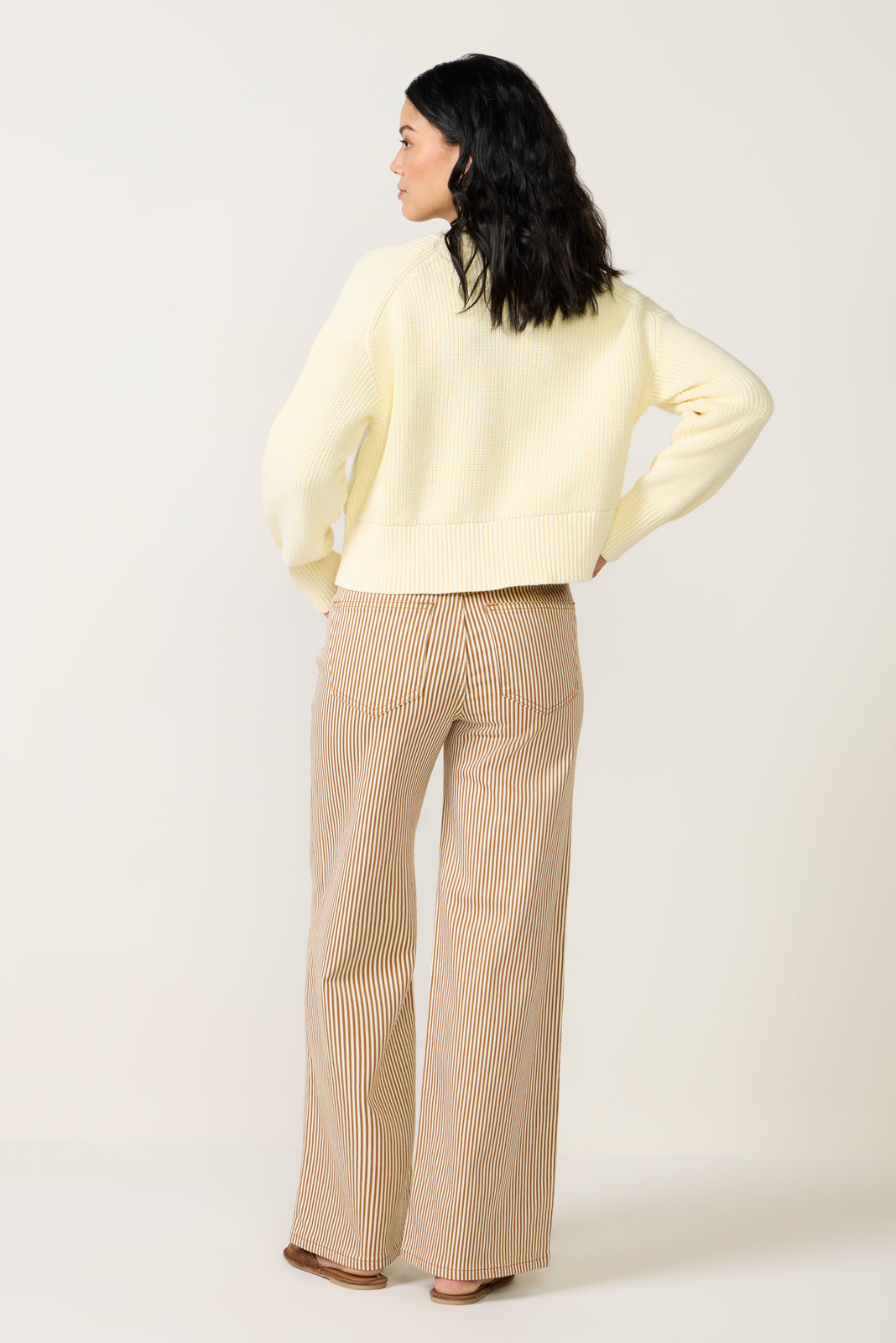 Joelle Stripe Wide Leg Pant