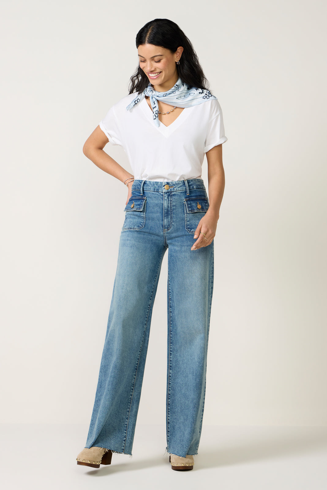 Kylie V Neck Tee