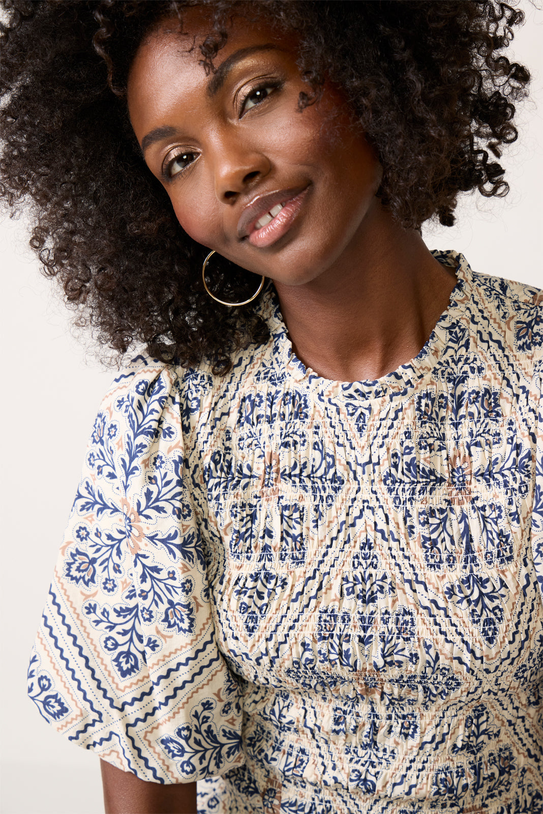 Mina Smocked Blouse