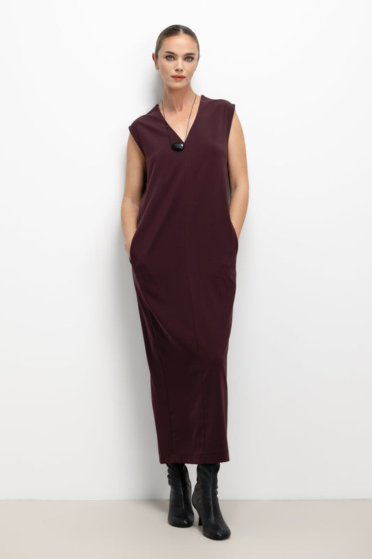 Neve Dress | Burgundy