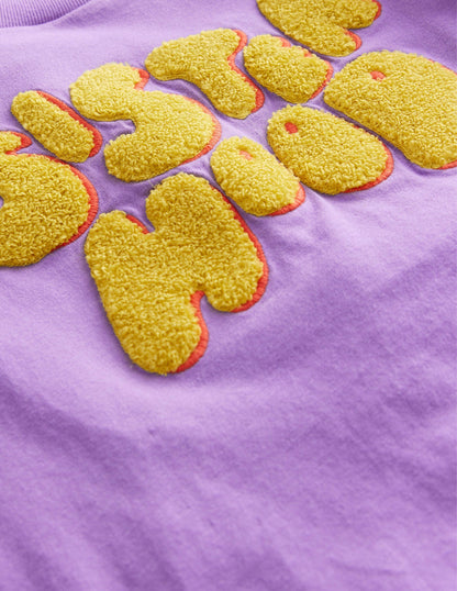 Boucle Logo T-shirt-Aster Purple