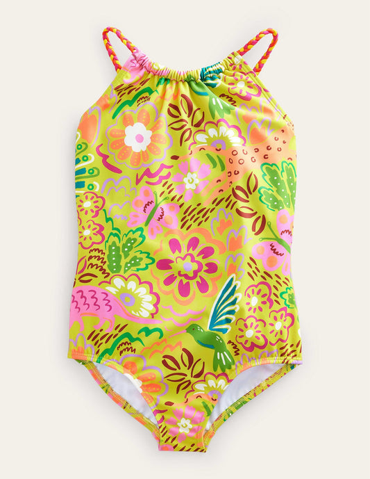 Braided Loop Back Swimsuit-Ivory, Gooseberry Animals