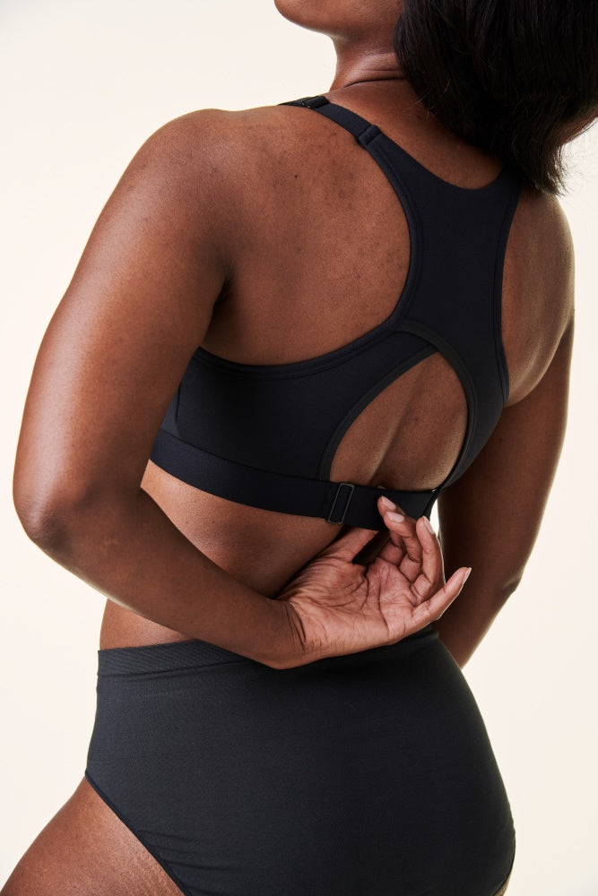 Black Bravado Designs Tranquil Maternity & Nursing Low Impact Sports Bra