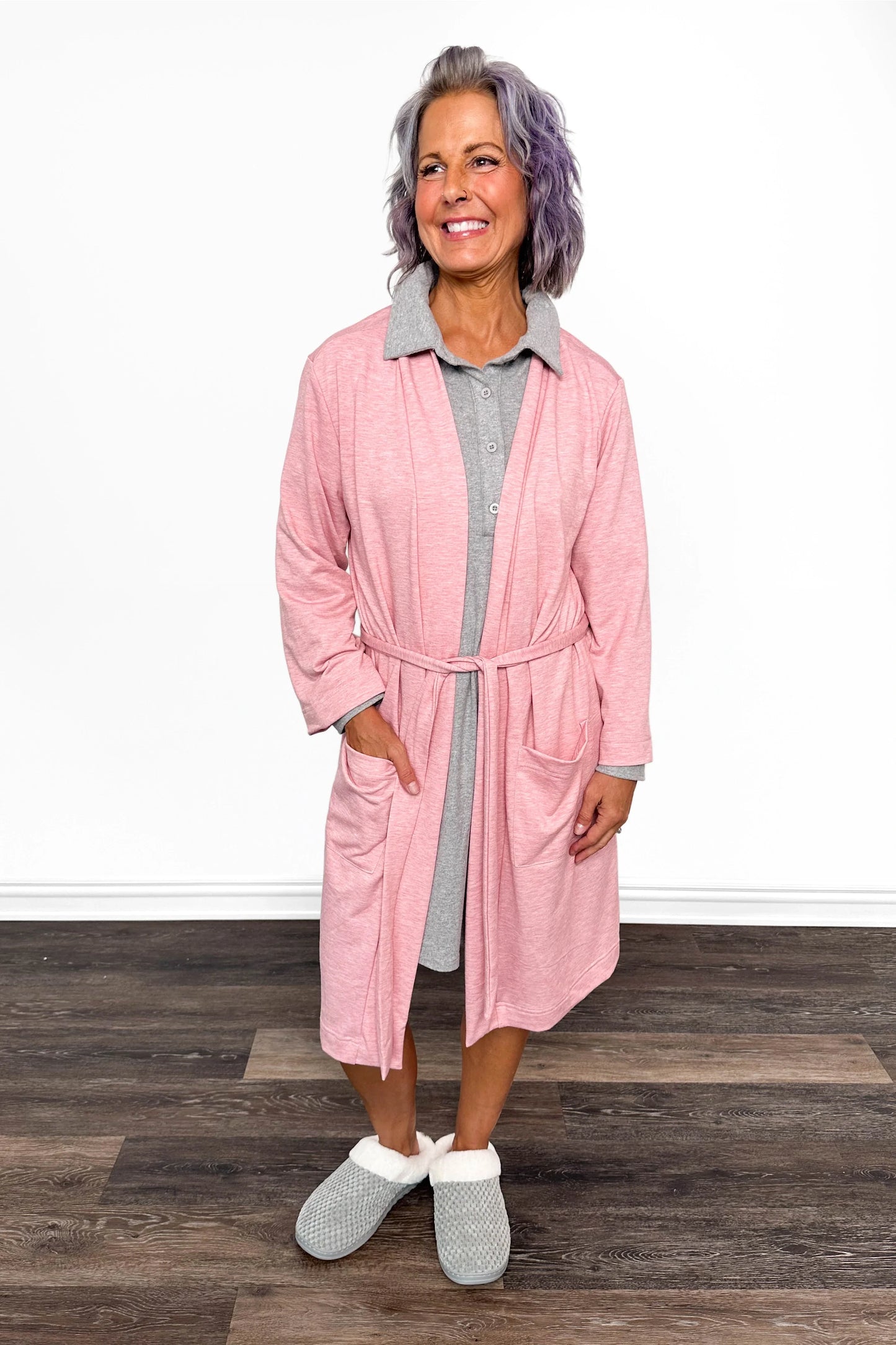 ALB Custom Women's Luxe Front Tie Robe