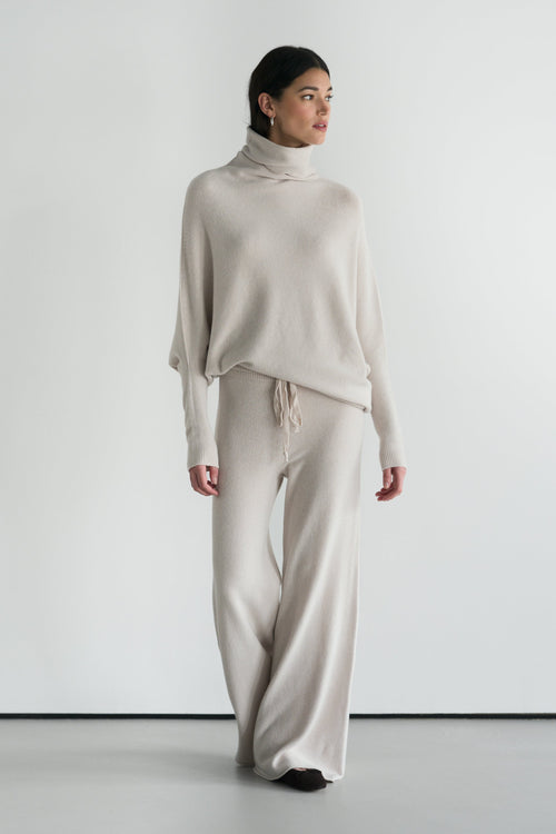 Relaxed Pants | Light Beige