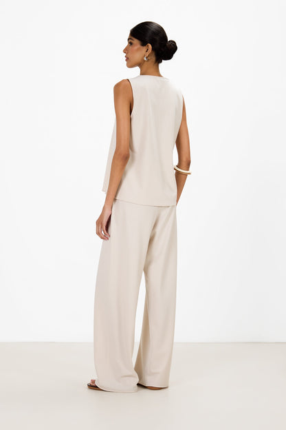 Liori Scoop Neck Vest Top | Mineral