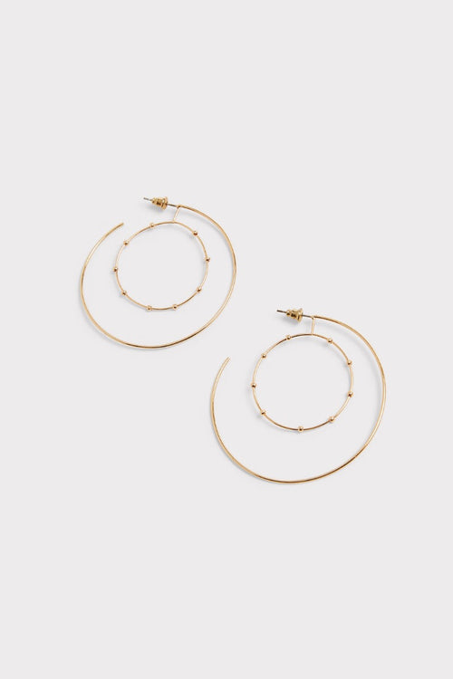 Kelly Double Hoop Earrings